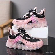 Mommy's First Choice Children's Shoes Women's Rotating Buttons Mesh Sneakers Spring Autumn Anti-Slip