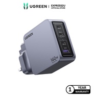 UGREEN NEXODE PRO 160W 3C1A GAN FAST CHARGER + USB-C TO USB-C CABLE 240W 1.5M