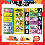 BANNER HIASAN TANDAS / BILIK AIR / BILIK MANDI / KAWASAN R&R