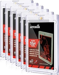 Artoshin 35 PT Magnetic Card Holder -10 Pack Gold Magnet for Trading Cards | Durable Protective Card
