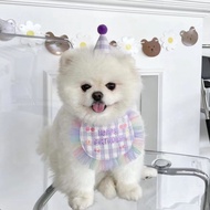 *POP.POP SG Local Stock* Adorable Birthday Bandana & Party Hat for Dog/Cat