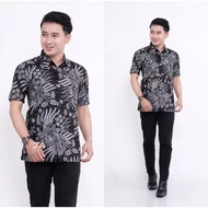 Men's Batik - Short Sleeve - Manggar Batik - Hem Batik