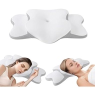 Ergo Pillow for Sleep Apnea, Neck Pain, and Snoring Relief |   Cervical Neck Pillow for Side Sleeper