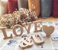 松木英文字母/家居擺飾/婚禮佈置婚紗/拍攝道具/招牌/Zakka/木頭