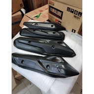HONDA MOTORCYCLE EXHAUST COVER, HONDA MOTORCYCLE EXHAUST SHIELD, SIP QUALITY, MOST COMPLETE