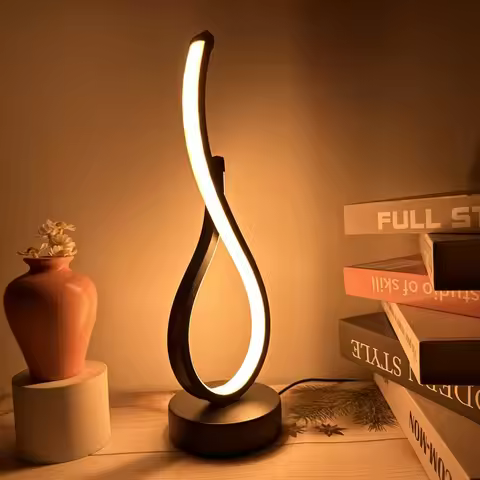 Led Table Lamp Bedroom Bedside Nightlight Creative ktv Restaurant Coffee Shop Luminous Decorative Ta