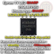 Ic Eprom Firmware TV SHARP LC24LE157i / LC-24LE157i
