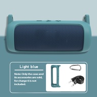 Vỏ silicon bìa cho JBL Flip 7 Bluetooth tương thích loa du lịch bảo vệ mang theo với dây đeo vai và