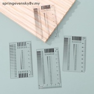 springevensky8v Measuring Pass Badge Gauge Stain Card Point Gauge Wire Gauge Transparent Film Ruler 