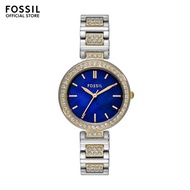 Fossil Women's Karli Analog Watch ( BQ3944 ) - Quartz, Gold Case, Round Dial, 8 MM Two Tone Stainless Steel Band