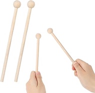2 Pcs Wood Mallets Percussion Sticks Drum Mallet Xylophone Mallets Sticks Glockenspiel Mallets for Xylophone Chime Drums Bells