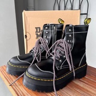 🌈 正貨原盒 🌈 Dr.martens1460Jadon厚底八孔Moreno側拉鍊馬丁靴 男女同款 黑色