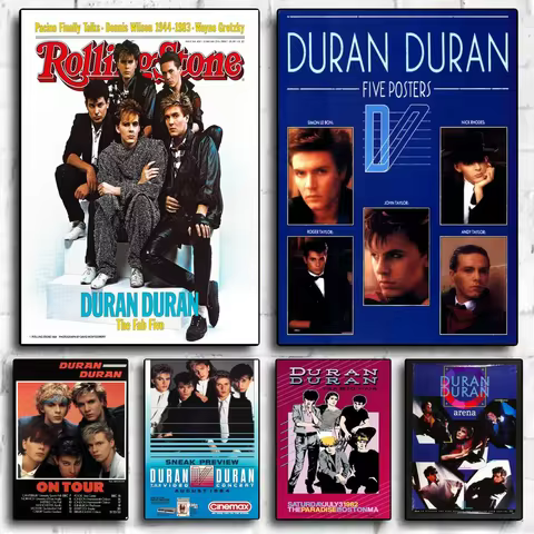 Duran Duran Modern Family Bedroom Wall Art Personalized Canvas Poster Unique Decoration Gift for Hom