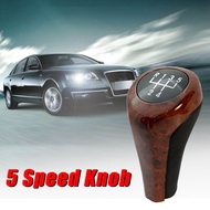 5 Speed Wood Grain Gear Shift Head Handle For 87-18 BMW M3 M4 M5 E90 E91 E92 335i 550
