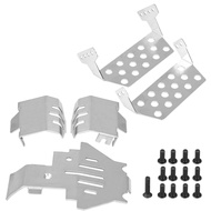Stainless Steel Chassis Armor  Skid Plate for Traxxas -4 82056-4 RC Car RC Chassis Protector RC Chas