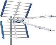 EDISION YAGI V 15 dB Outdoor Antenna Terrestrial 21-48 UHF, 5G LTE Filter, for Receiving Digital DVB
