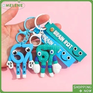 MELENE Key chains, 6cm No. 9 House Anime Keychain, 2026 No. 67 Keychain Pendant Birthday