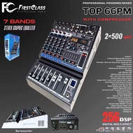 Power Mixer Top66pm Profesional FIRSTCLASS WITH COMPRESSOR TOP 66 PM top66 4CHANNEL