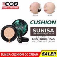[ SUPER BIG SALE ] Sunisa Air Cushion Bb Cream Super Coverage Dan Spons Bentuk Kepala Jamur - Sunisa Bedak Glowing Ori - Sunisa Cushion