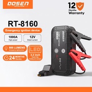 DOSEN Portable Car Jump Starter Car Battery Jump Starter Lithium Jump Starter Jumper Box Power bank