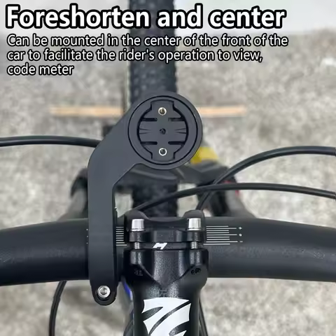 Universal Bike Computer Mount - Compatible with Garmin Edge Series (130/520/820/1000), Adjustable Ha