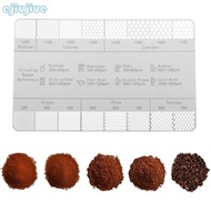 cc Coffee Grind Reference Card Metal Coffee Measuring Stick Pro Tools Coffee Grind Size Ruler Coffee