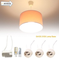 IMIHAN1 Lamp Holder, Wire Connector G4 Socket Plug Bulb Base, For LED Halogen Light Ceramic Head 10c