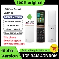 LG Wine Smart LG D486 Quad Core 3.2 Inches 1GB RAM 4GB ROM LTE Original Unlocked flip phone 3.15MP Camera  No Pure english keyboard