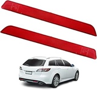 Bumper Reflector Compatible with Mazda2 Sedan/CX-9/CX-7/6,2007-2013,For Mazda 6 2007-2013, Car Rear 