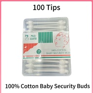 PAN - MATE 100% COTTON BABY SECURITY BUDS ( 100 TIPS )