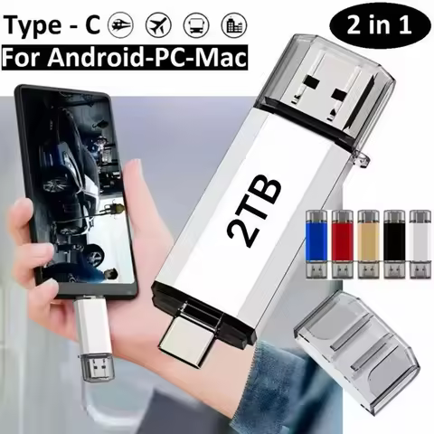 2TB OTG USB Flash Drive USB 3.0 Type C For iPhone ipad 1TB 512GB 256G Pendrive Samsung Huawei Xiaomi