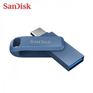 SanDisk【32G】海軍藍 Ultra GO USB3.1 TYPE-C 高速 雙用 OTG 旋轉隨身碟 安卓手機/平板適用（SD-DDC3-NB-32G）