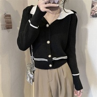 Elizabethgrosir1 Pearl Buttons Cardigan Knit Import Luxury Wholesale 82 knit import premium EN 21037