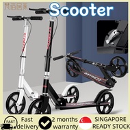 Scooter Adult Teen Kick Scooter Foldable From Age 7 To Adult Built in hand brake with 8 inches wheel