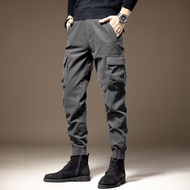 Cargo Pants for men Mens New Style Work Pants Loose Fit Multiple Pockets Cuffed Pants Spring Autumn 
