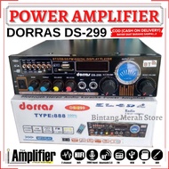 Dorras Power amplifier DS-299 Ac and DC Bluetooth amplifier 1200 W