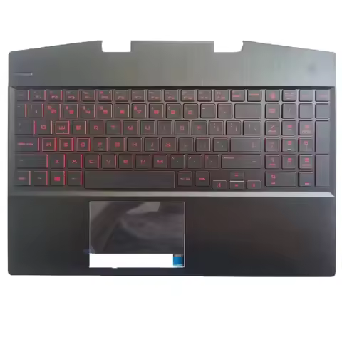 New US Keyboard For OMEN 5 Air 15-DH 15-DH000 TPN-C143 Gamer Laptop keyboard with Backlit Top Case N