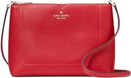 Kate Spade Harlow Pebbled Leather Crossbody Bag (Candid cherry)
