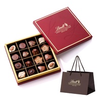 [Direct from Japan] Lindt Lindt Chocolate Lindt Maître Chocolatier Selection 16 Pieces Mother's Day Gift with Carrying Bag and L Shopping Bag, 100% Authentic, Free Shipping