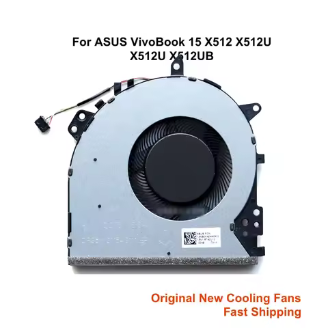Computer CPU Cooling Fans For ASUS VivoBook 15 X512 F512 X512U X512DA X512UF 13N1-6TA0U12 6TA0U11 La
