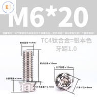 EZ TC4 Titanium Alloy Fancy Screw Torx Screw Flower Screw M6 Positive Titanium Screw 64 Positive Tit