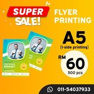 FLYER / BROCHURE / LEAFLET A5/A6 Colour Printing Art Paper