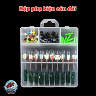 (Free 10 shaft foam) Fishing accessory box - Set of accessories for making cards, self-wound fishing