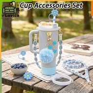 【MY】Stanley Tumbler Accessories 7Pcs Set Handle Charms Cup Straps for 30 & 40oz Cups Stanley Tumbler