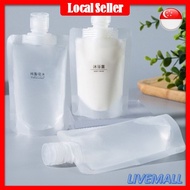 30/50/100ml Portable Travel Lotion Dispenser Bag Sub-Packaging Bag Cosmetic Shampoo Transparent
