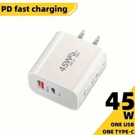 45w Dual Port Charger Suitable For IPhone 15 16 Fast Charging USB Single Port Use 18W TPYE-C Single 