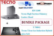 TECNO HOOD AND HOB FOR BUNDLE PACKAGE ( KD 3288 &amp; T 788GI ) / FREE EXPRESS DELIVERY