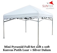 Premium Pyramid Style Full Set Banquet Canopy 20 x 20 Full Set UV Resistant PVC Tarpaulin Canvas Mad
