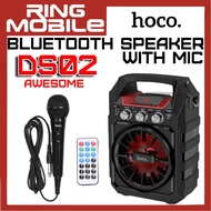 Hoco DS02 Awesome series Bluetooth Wireless Portable Speaker with Wired Microphone