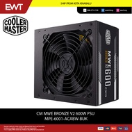 COOLER MASTER BRONZE V2 600W PSU (MPE-6001-ACABW-BUK